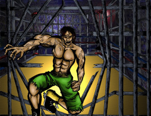 Cage Fighting Picture