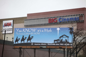 American Atheists has put up billboards bashing Christmas and religion ...