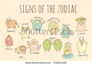 Cute Signs Of The Zodiac (Gemini, Taurus, Scorpio, Cancer, Aries ...