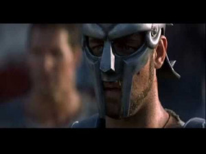 Gladiator - Maximus Avoiding Death and Kills the Guards