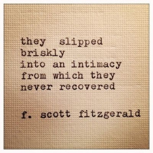 ... Modern Times because this is what~~ F.Scott Fitzgerald Must've been