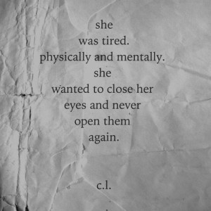 Im tired of being hurt. Stop hurting me will you?!