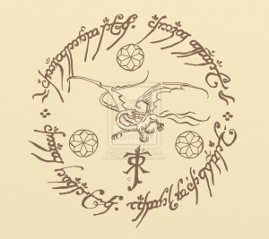 Tolkien tattoo ispired by Orikunie