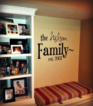 Family Room Wall Quotes #inspiration