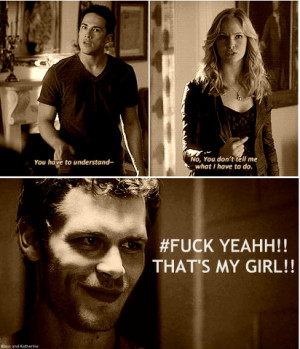 caroline, haha, klaus, the vampire diaries, tyler