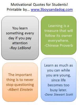 School Quotes For Kids Quotes for students