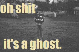black and white, boy, exist, funny, ghost, haha, lmao, lol, shit, text