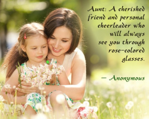 Cute Aunt and Niece Relationship Quotes and Sayings