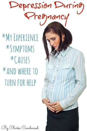 to 20% of women will suffer from prolonged depression during pregnancy