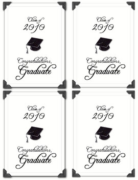 Graduation Congratulations Printable Cards, Inspirational