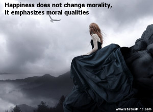 ... , it emphasizes moral qualities - Socrates Quotes - StatusMind.com