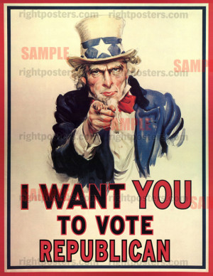 Vote Republican Poster