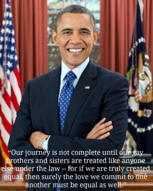 Barack Obama Gay Marriage Quote