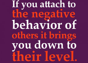 Negative Behavior