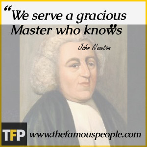 We serve a gracious Master who knows