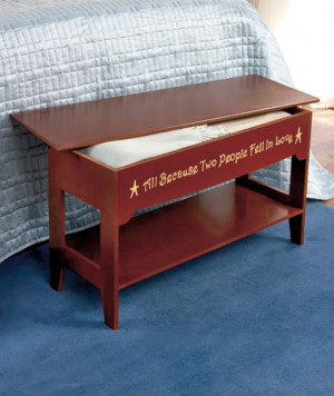 ... -Storage-Bench-Seat-Shelf-Black-or-Walnut-Sentimental-Quotes-NEW