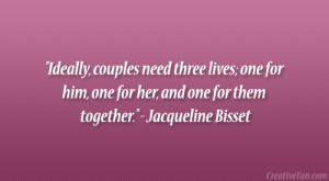 Jacqueline Bisset Quote