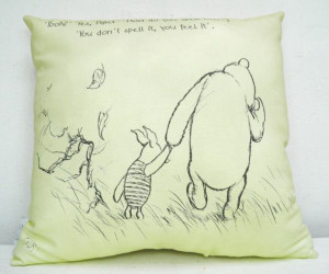 Winnie the Pooh Classic E H Shepard illustration and quote