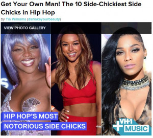 ... Embarrassed After Landing On VH1′s ‘Notorious Side Chicks’ List