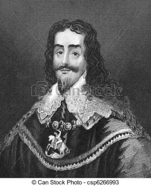 Charles I of England 1600 1649 on engraving from 1830 King of