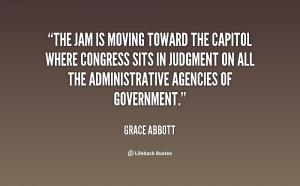The jam is moving toward the Capitol where Congress sits in judgment ...