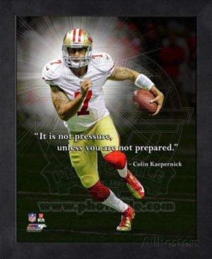 Colin Kaepernick, San Francisco 49ers ProQuote Framed Memorabilia