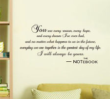 The Notebook Wall Quotes