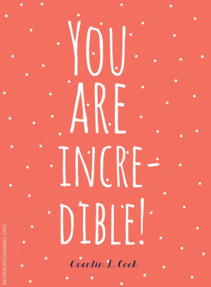 Made these for work) LDS Quotes: 