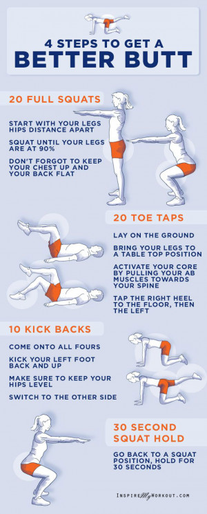 butt. These easy exercise will help you tone and firm up your butt ...