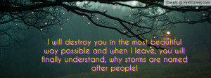 ... you will finally understand, why storms are named after people