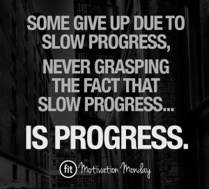 Fitness quotes & inspiration - PROGRESS.