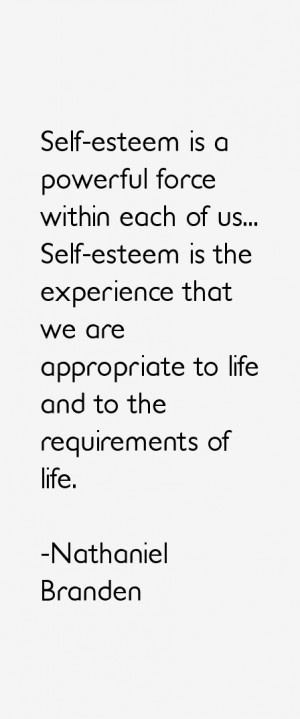 Nathaniel Branden Quotes & Sayings