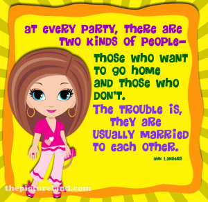 Funny Sayings About People At Parties With Cute Girl Picture