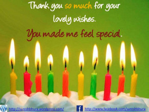 Thank You Quotes Images For Birthday Wishes ~ thank you for birthday ...