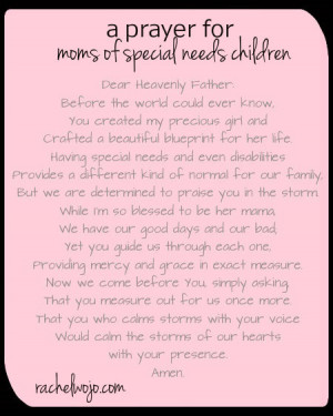Prayer for Special Needs Moms & Whimsical Wednesday Blogger Linkup