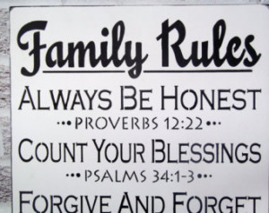 ... family rules sign in this house we do typography sign word art family