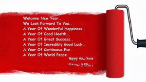 Welcome New Year... We Lool Forward To You. A Year Of Wonderful ...