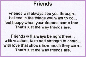 Quotes & Sayings & Phrases » Best Friends Forever Poems