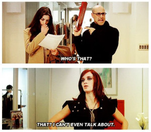 Devil Wears Prada - I love Stanley Tucci and Emily Blunt in this movie ...