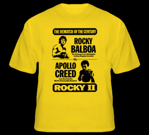 Rocky Ii Apollo Creed Boxing Movie T Shirt T shirt
