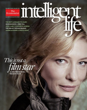 Cate Blanchett Photoshop Free on Intelligent Life Cover