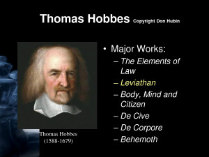 Thomas Hobbes Copyright Don Hubin