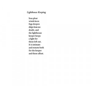 Lighthouse Keeping #poem #lighthouse