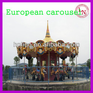 mini carousel horse merry go round for family kids toy carousel ride