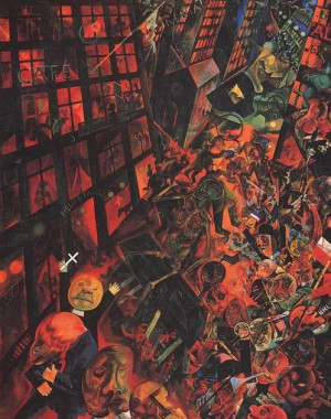 George Grosz: The Funeral, 1917-18.