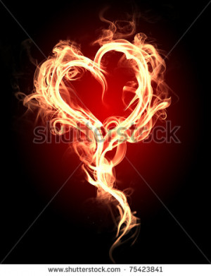 Heart Wallpaper Burning...
