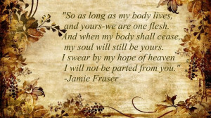 Jamie Fraser - Outlander series, from Drums of Autumn