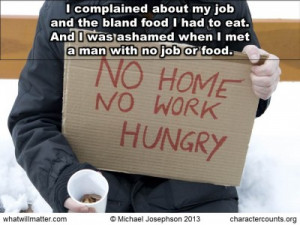 QUOTE & POSTER: I complained about my job and the fact and the bland ...