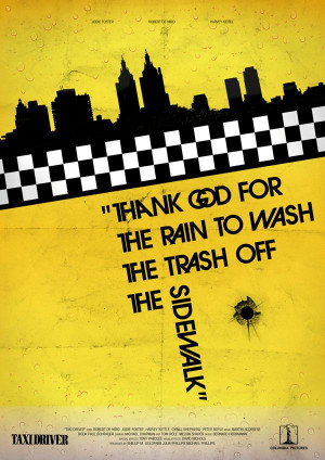Movie Quote Poster by Adronauts - Taxi Driver #taxidriver #moviequotes ...
