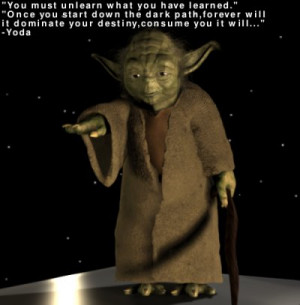 Yoda talking about proprietary